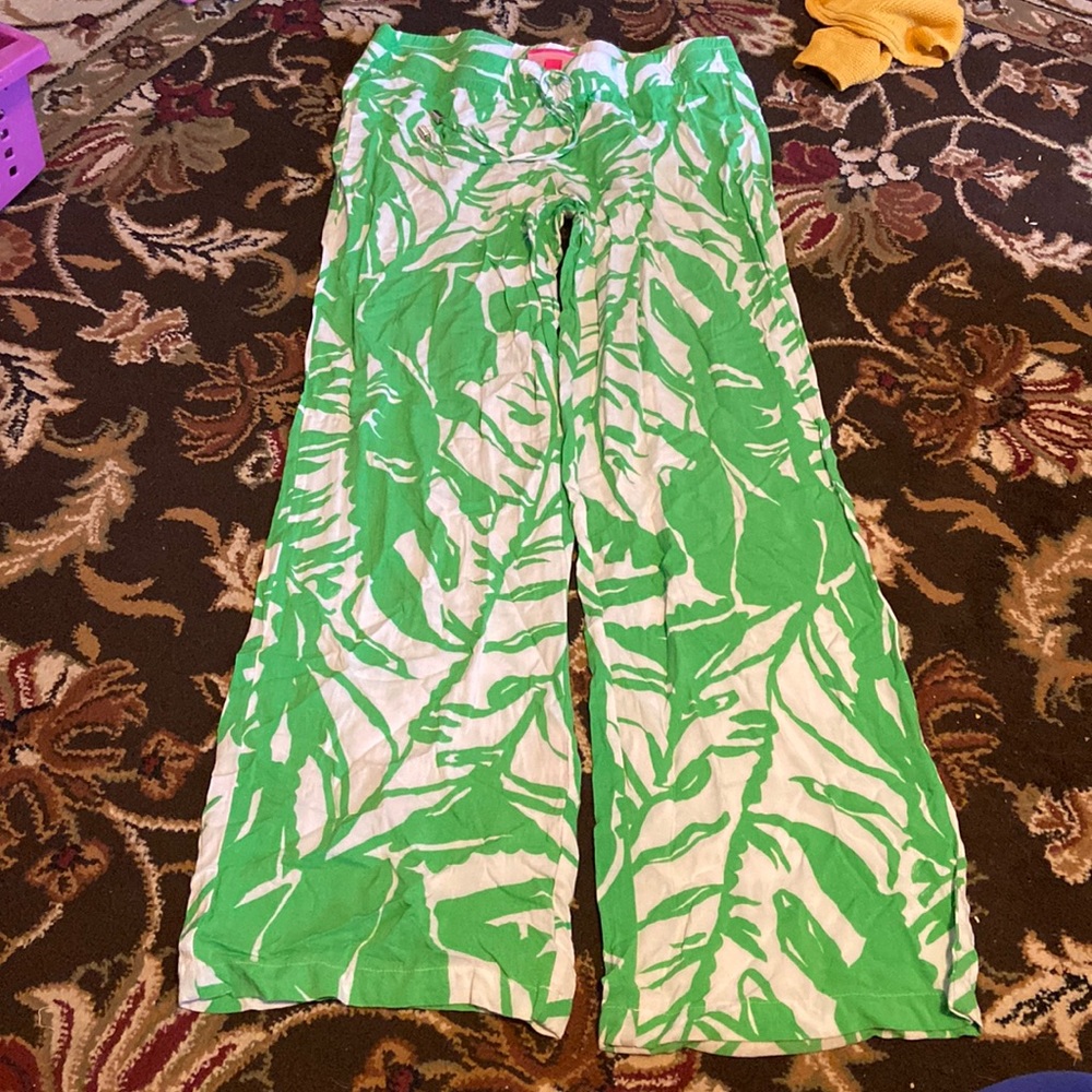 Lily Pulitzer x target palm print pants